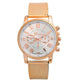 PVC multi-color face bracelet watch Roman digital face quartz watch WISH sale ladies Geneva watch