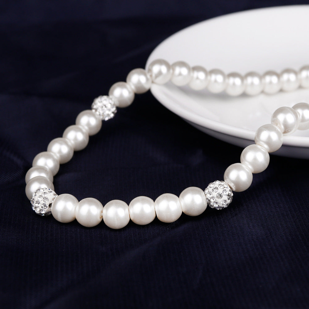 Foreign classic  selling bride wedding rings necklace earrings set of three