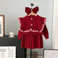 Costume de petite princesse à volants et nœud, inspiré des célébrités d'Internet
