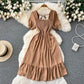 French-style Vintage Platycodon Fairy Dress New Gentle Summer Design