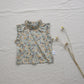 Girls' Summer Baby Floral Vest T-shirt