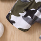 Camouflage Hooded Sleeveless Top Shorts Suit