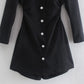 European And American Style Design Shirt Style Jumpsuit