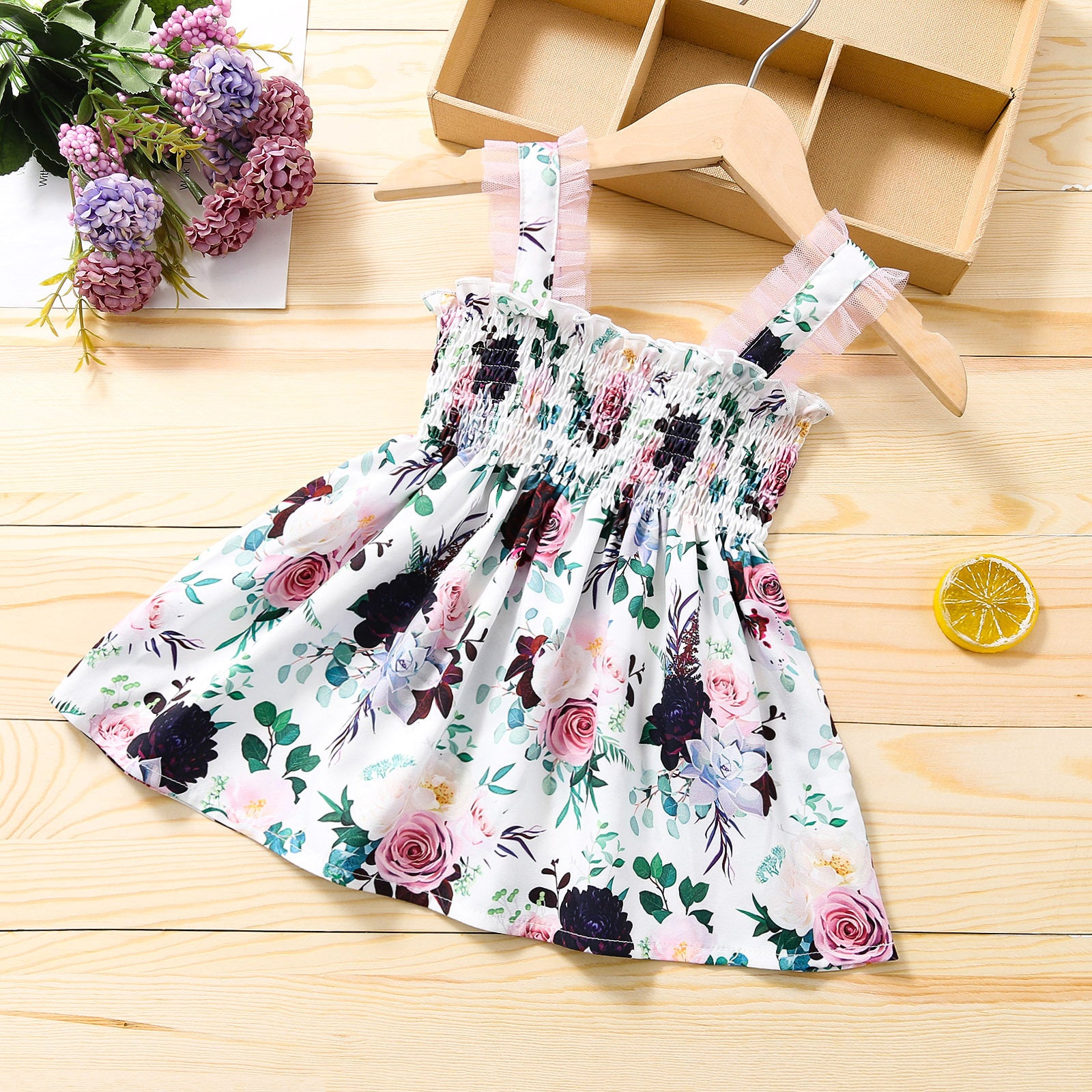 Robe patchwork en maille pour filles