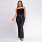 European And American Summer New Women's Sleeveless Backless Jumpsuit