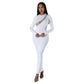 Robe fourreau sexy en maille ajustée
