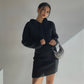 Ladies Fashion Personality Sweater Knit Dress