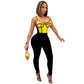 Women's Tight-fitting Jumpsuit With Suspenders