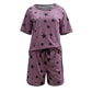 New European And American Home Comfortable Round Neck Women's Suit