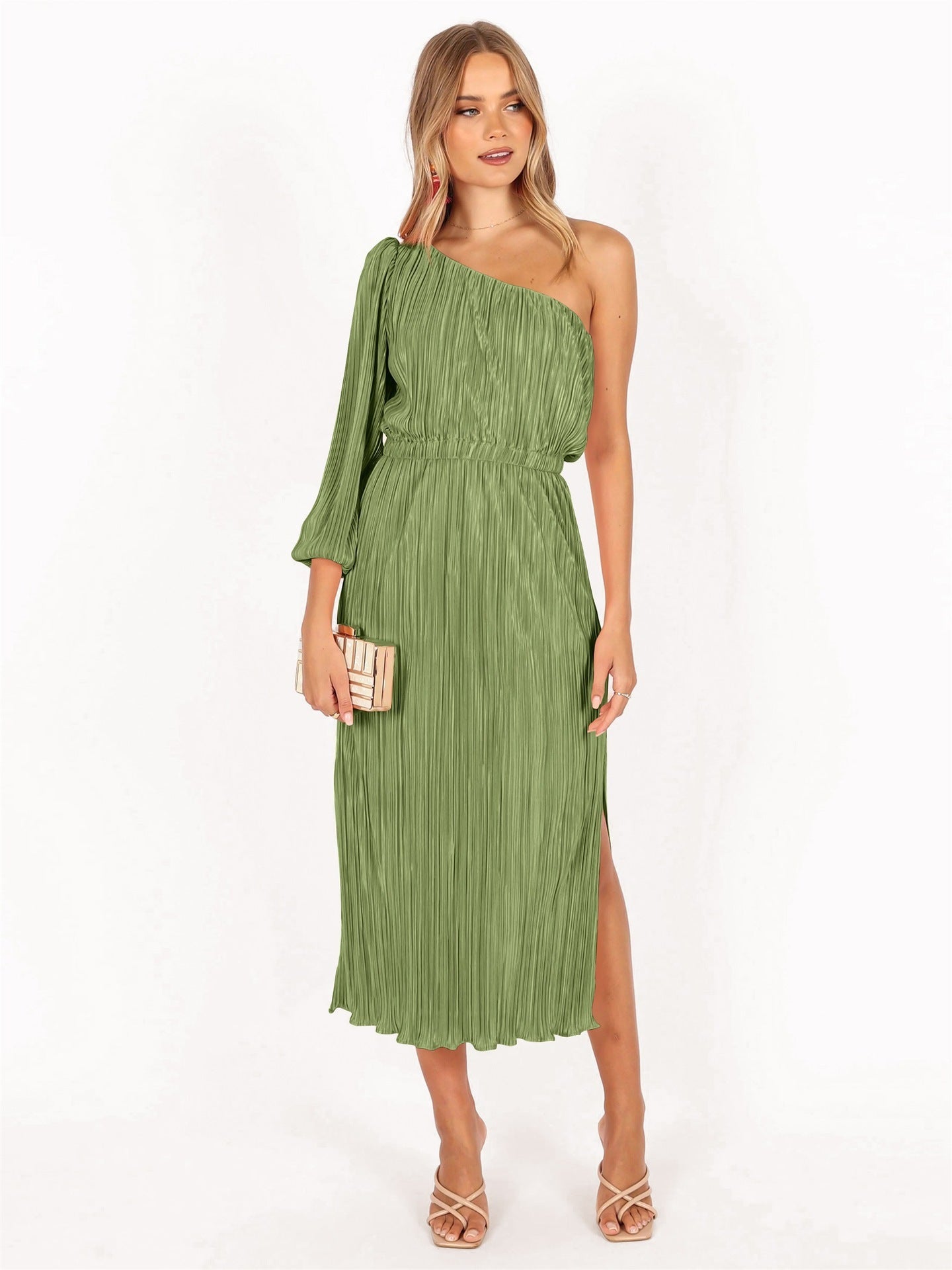 Women's Shoulder European And American Split Skirt