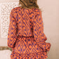 Personalized Design Sense Printed Waist-controlled Jumpsuit Women's Summer New Ruffled