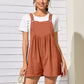Summer Women's Cotton Linen Sleeveless Jumpsuit