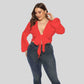 Fashion Bow Strapless Shirt
