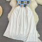 Retro Waist-controlled Slimming A- Line Suspender Midi Dress