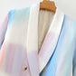 Chalk doodle suit jacket