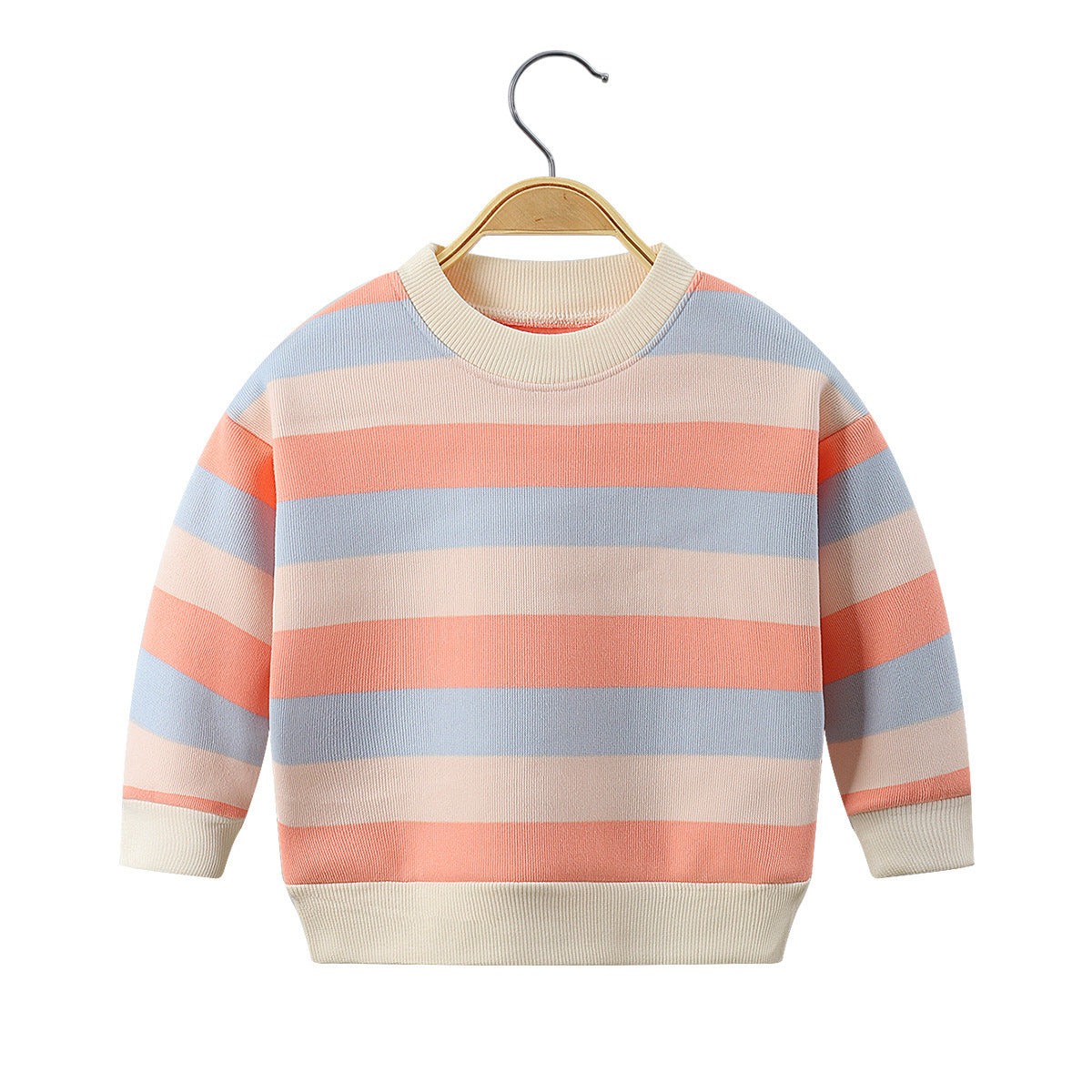 Winter long-sleeved pullover baby warm polar fleece top