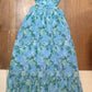 Women's Cut-out Ruffled Sleeveless Waist-controlled Large Hem Dress