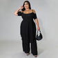 Arrival Solid-color Camisole Two-piece Set
