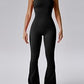 Fitness Peach Hip Training Sports Yoga Bell-bottom Pants Trousers
