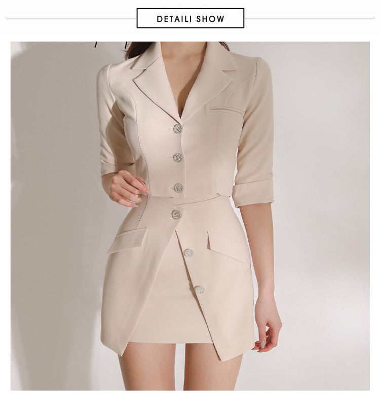 Professional Women's Two-piece Temperament Suit