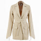 Women's Fashion Casual Solid Color Suit Coat