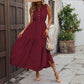 Summer New Womens Solid-Colored Sleeveless Stand-Collar Dress For Women