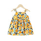 Girls' Princess Suspender Dress Children's Clothing Floral Skirt