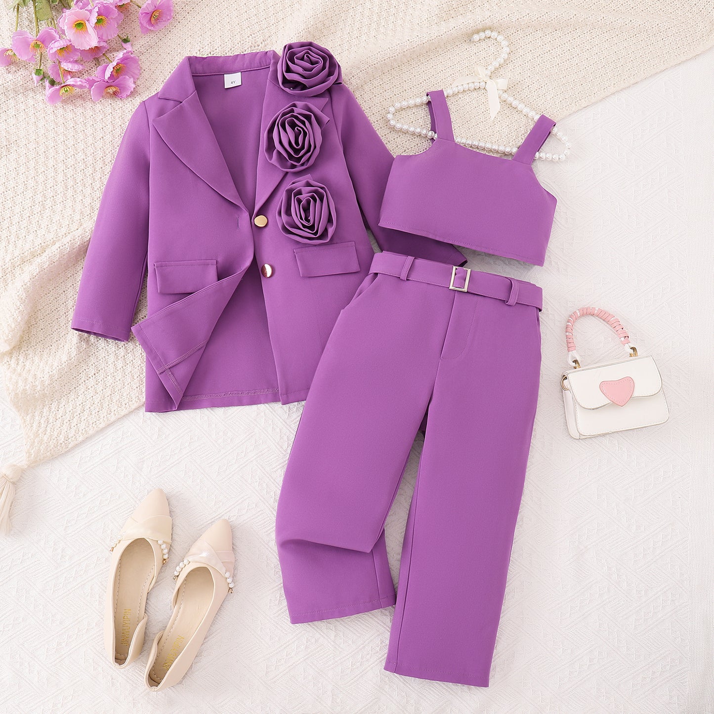 Suit Jacket Vest Pants Multi-piece Set