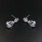 Bride headdress crown necklace three piece Earrings Korean wedding wedding wedding jewelry ornaments suit