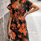 Robe imprimée mi-taille pour l'été