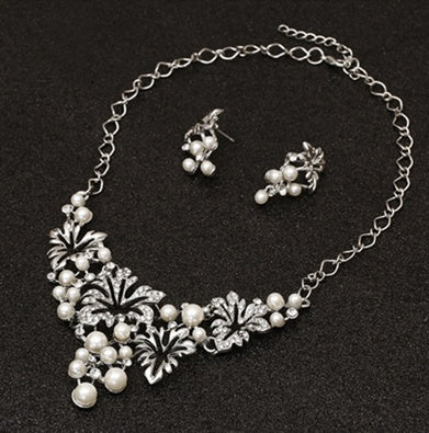 Europe And The United States Sell Money Network Pearl Necklace Set Bridal Jewelry Set Wholesale 9093