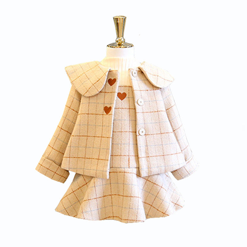 Manteau en laine de princesse de mode coréenne