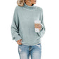 Cardigan à col roulé en fil épais