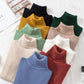 Tight pullover turtleneck sweater for women