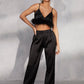 European And American New Feather Camisole Set