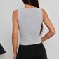 Slim-fit Stretch Cardigan Top Buttons