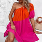 Summer Ins Short Sleeve Mid-length Small Hem A- Line Skirt