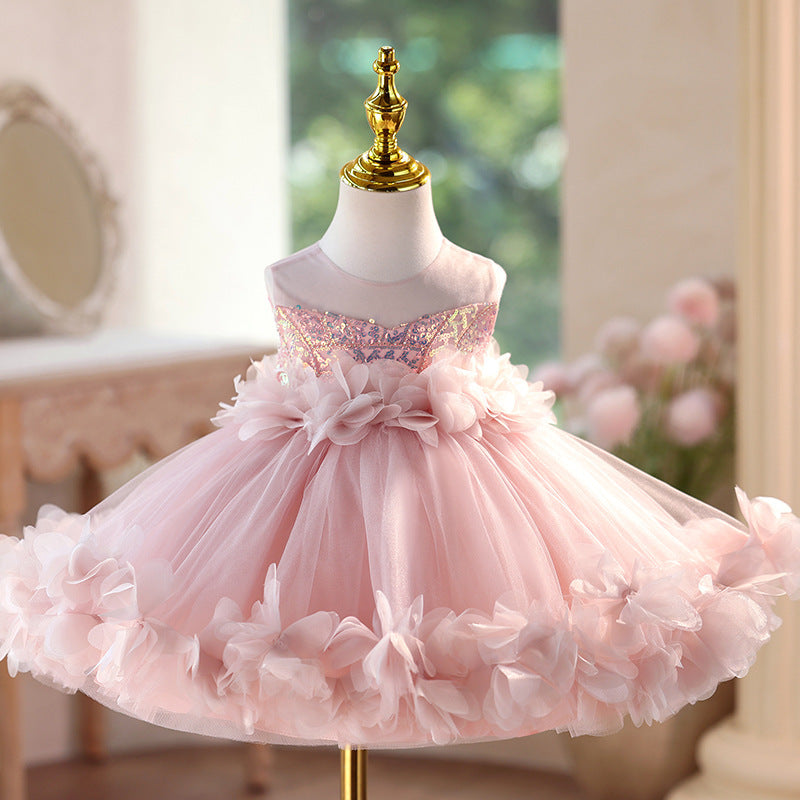 Princess Dress Birthday Full-year Beautiful Tulle Tutu