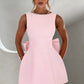 Women's Pearl Bow Fashion Slim Fit Skirt