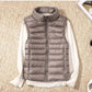 Lightweight down jacket women's Vest Short Size Large