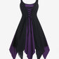 Buckle Tie Ladies Mini Dress Black