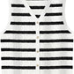 European And American Women's Fashion Sweater Vest Twisted Knitted Short