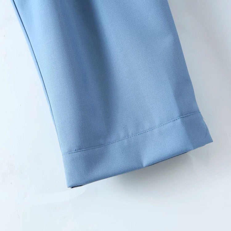 Pantalon slim droit décontracté pour femme