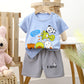 Pure Cotton Sports Children's Short-sleeved Suit