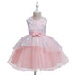 Robe de princesse avec nœud en dentelle