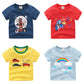 T-shirt d'été imprimé dessin animé pour enfants