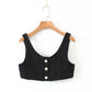Autumn new loose small fragrance short coat autumn and winter pearl woolen suit