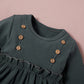 Children's long-sleeved dress in cotton