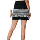 Jacquard Short Knitted Hip Skirt