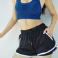 Short de sport taille haute pour femme